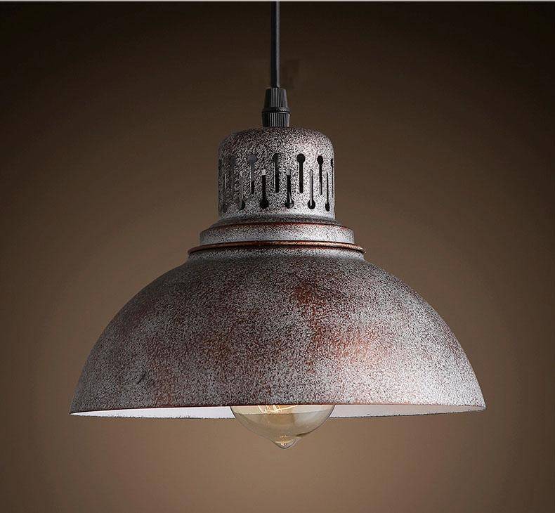 Suspension rustique style retro en métal Cover - vue 3 sur 5