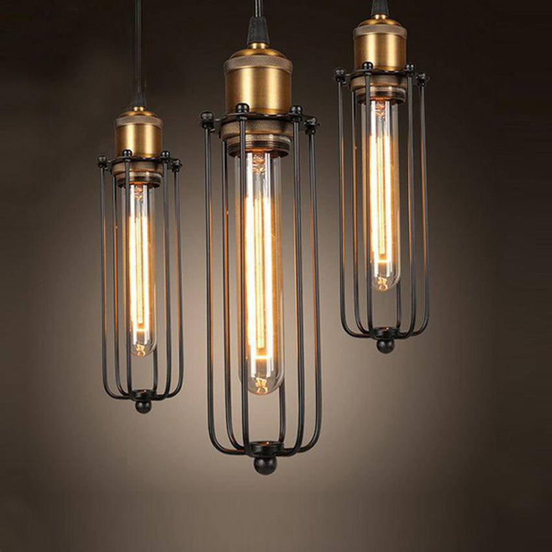 Antique Metal cage pendant lights