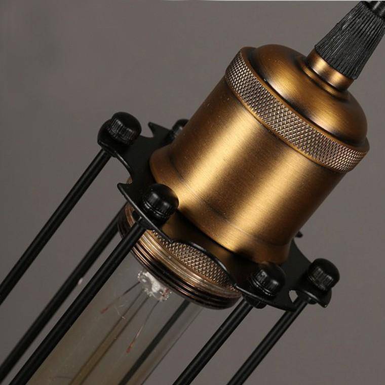 Lámparas de suspensión Antiguo con jaulas de metal