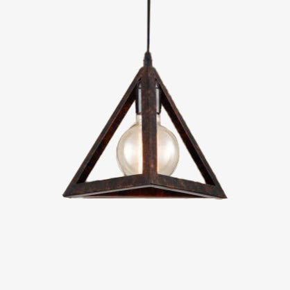 Suspension design en triangle de différentes couleurs - vue 9 sur 10