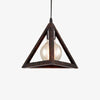 Suspension design en triangle de différentes couleurs