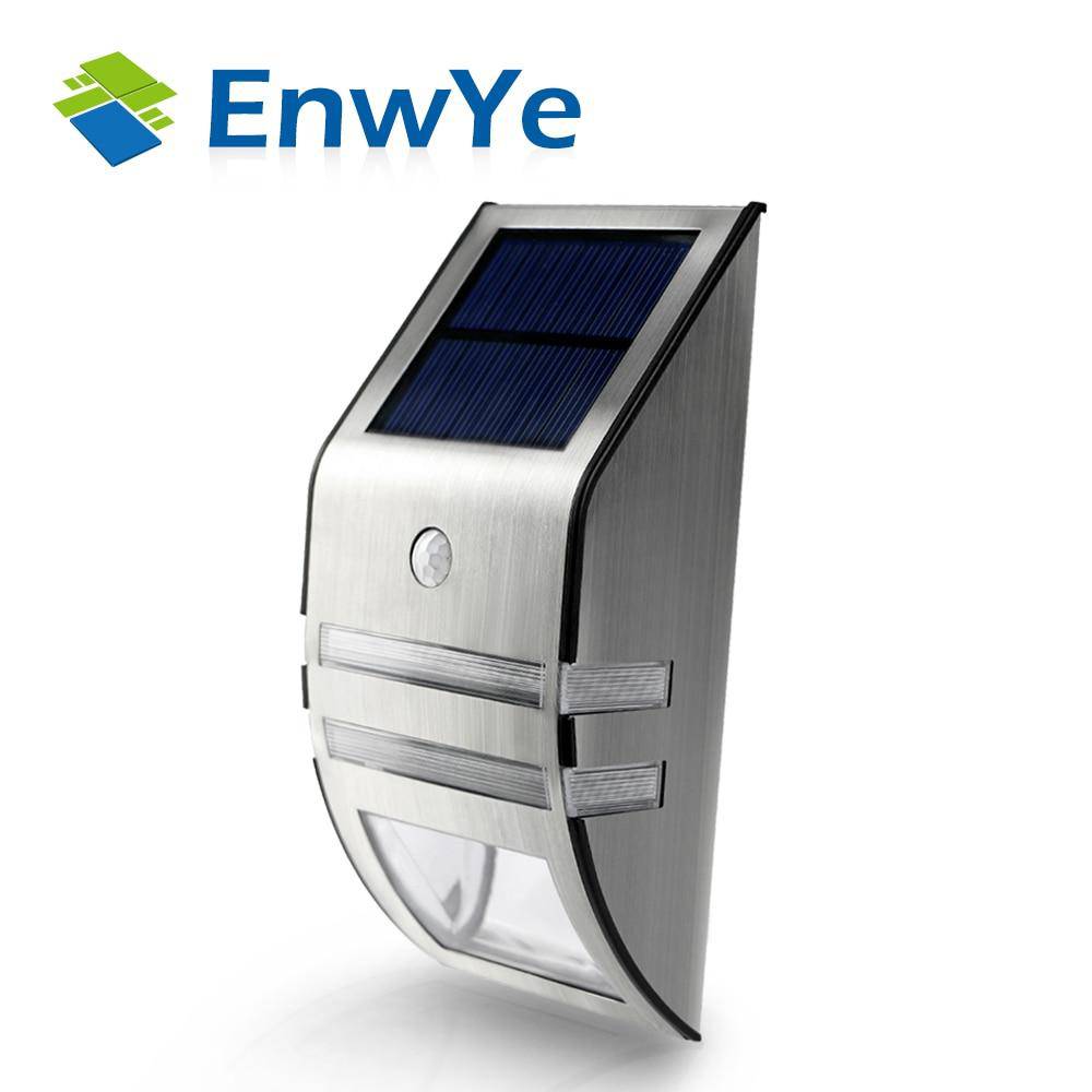 Applique extérieur solaire chromée Enwye - vue 3 sur 3
