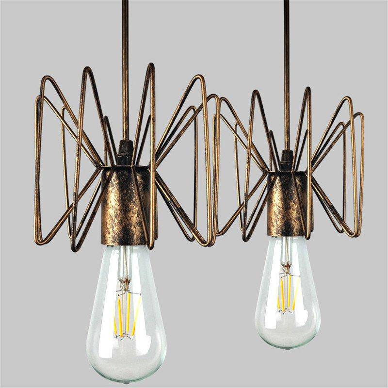 Classic Adjustable LED gilded design pendant light Retro