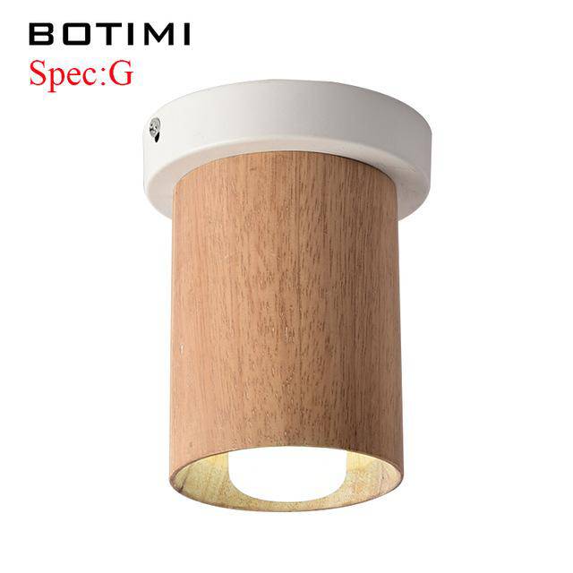 Spotlight LED blimp with wood
