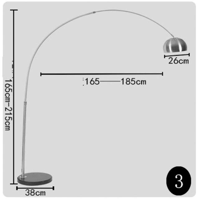 Lámpara de pie design Mármol LED decorativo