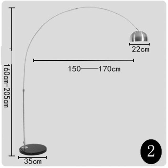 Lámpara de pie design Mármol LED decorativo