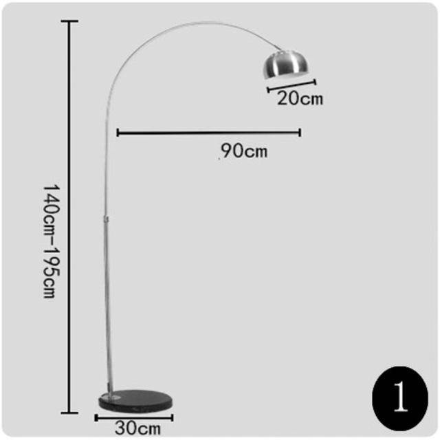 Lámpara de pie design Mármol LED decorativo