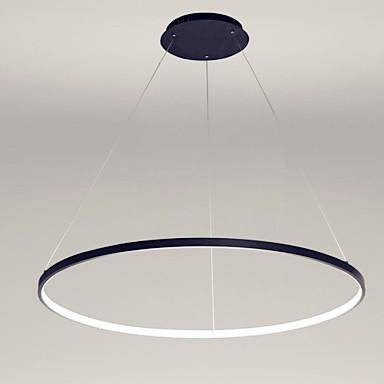 Lustre LED cercle suspendu design 80cm