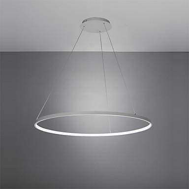 Lustre LED cercle suspendu design 80cm