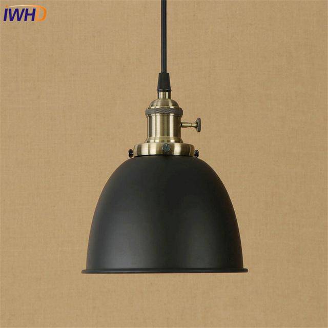 LED pendant light with colorful shade Style