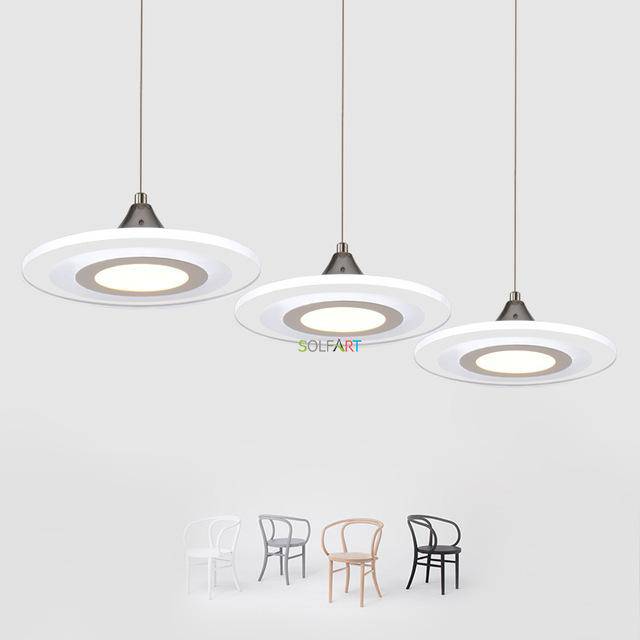 Design pendant light in round LED