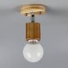 Applique en bois avec lampe LED minimaliste