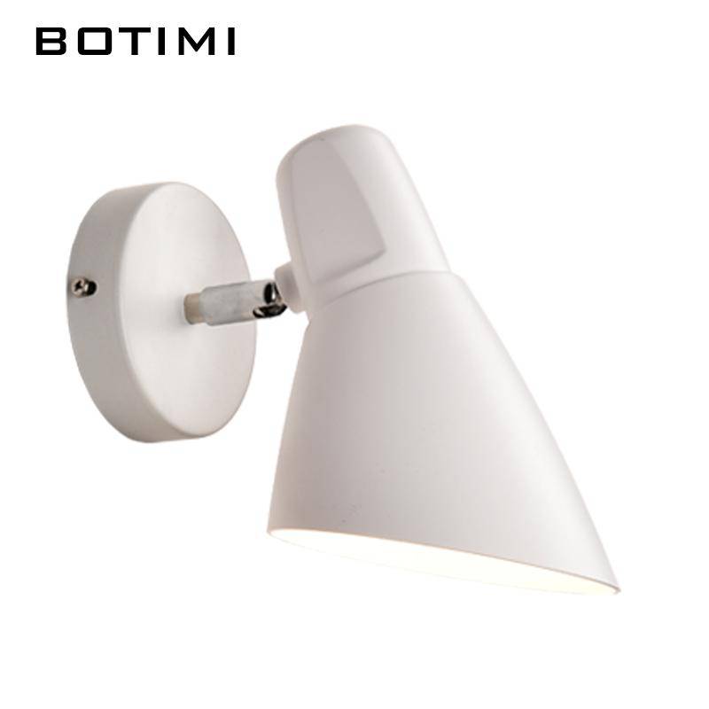 wall lamp Adjustable Nordic LED (black or white)