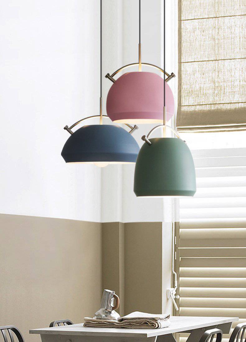 Suspension design moderne à LED en forme de marmite