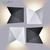 Applique murale LED design Solfart (noir ou blanc)
