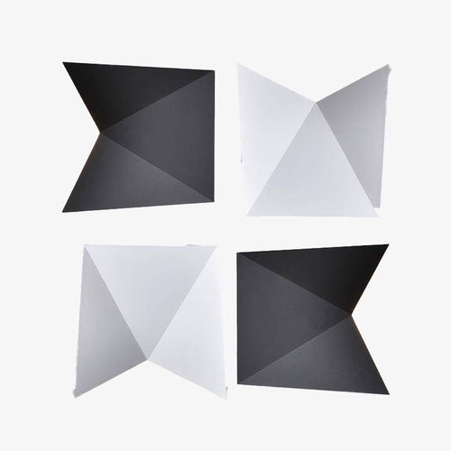 Applique murale LED design Solfart (noir ou blanc)