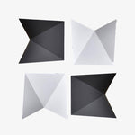Applique murale LED design Solfart (noir ou blanc)