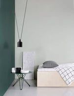 Suspension design moderne noir style loft