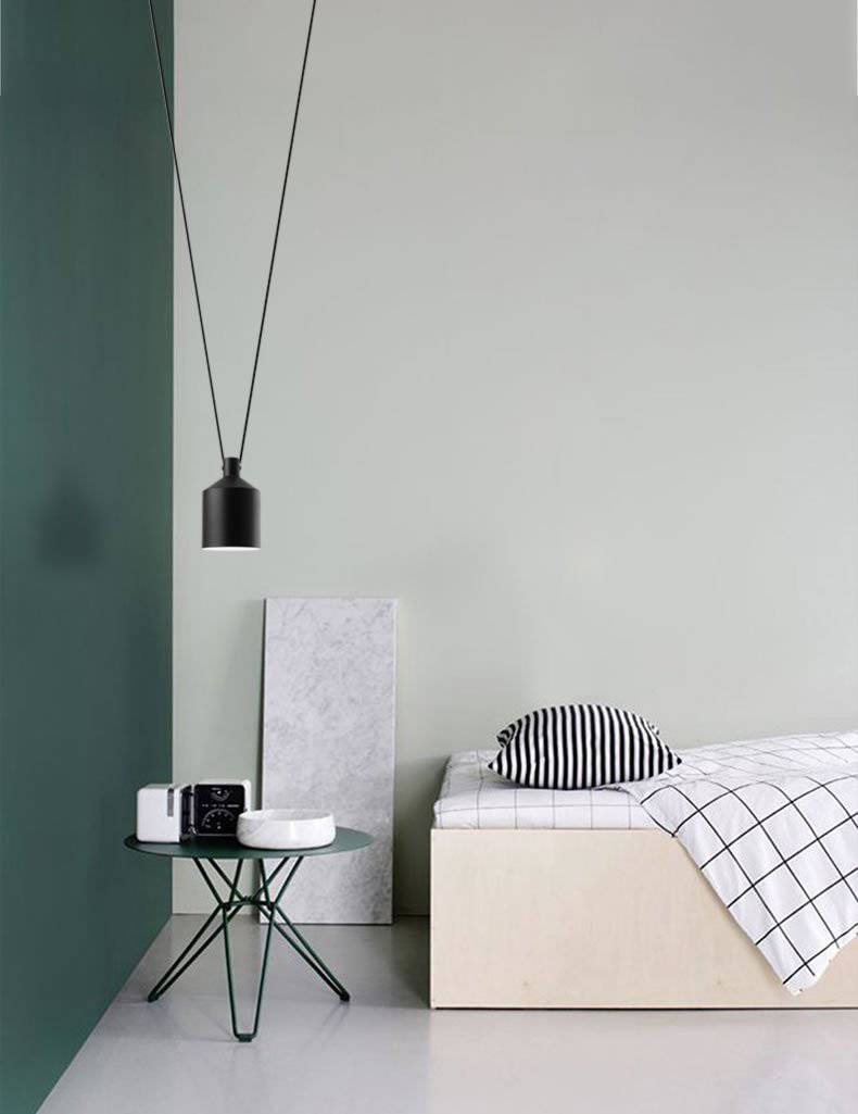 Design modern pendant light black loft style