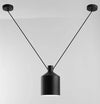 Suspension design moderne noir style loft