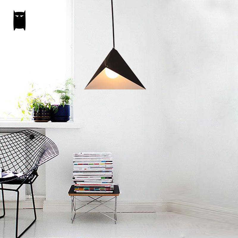 pendant light geometric design Triangle