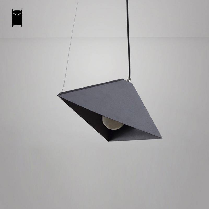 pendant light geometric design Triangle