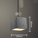 Suspension en ciment style Vintage (différentes formes)
