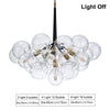 Lustre design avec bulles en verre Modern