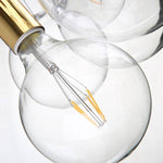 Lustre design avec bulles en verre Modern
