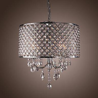 Suspension LED en cristal moderne - vue 3 sur 4