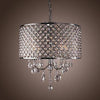 Suspension LED en cristal moderne