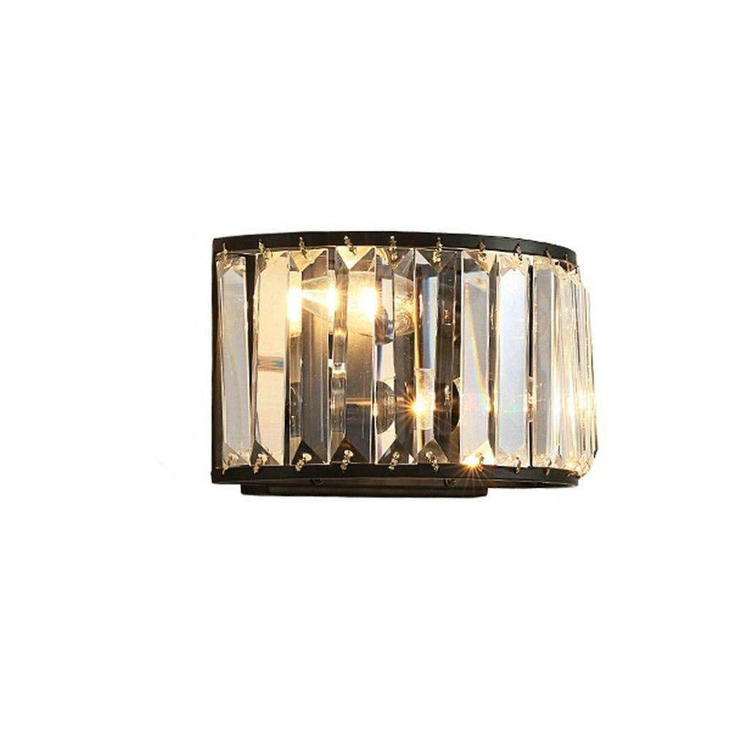 wall lamp retro style crystal glass LED wall hanging