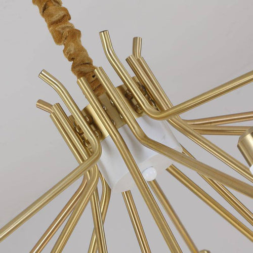 Lustre moderne doré Nordic
