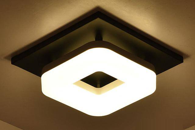 Plafonnier moderne à LED PVC