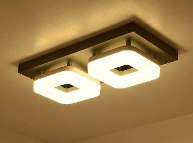 Plafonnier moderne à LED PVC