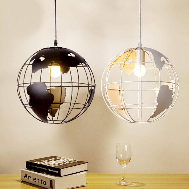 Lámpara de suspensión design jaula del globo