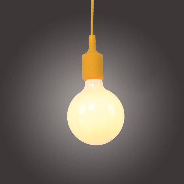 Suspension fil coloré et ampoule Tea Shop - vue 5 sur 10