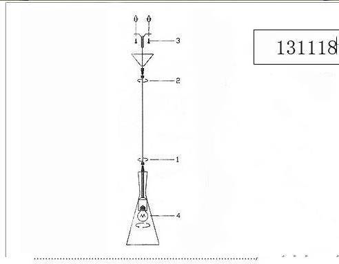 Suspension Modern en aluminum de couleur