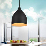 Suspension LED Nordic Loft Style Noir