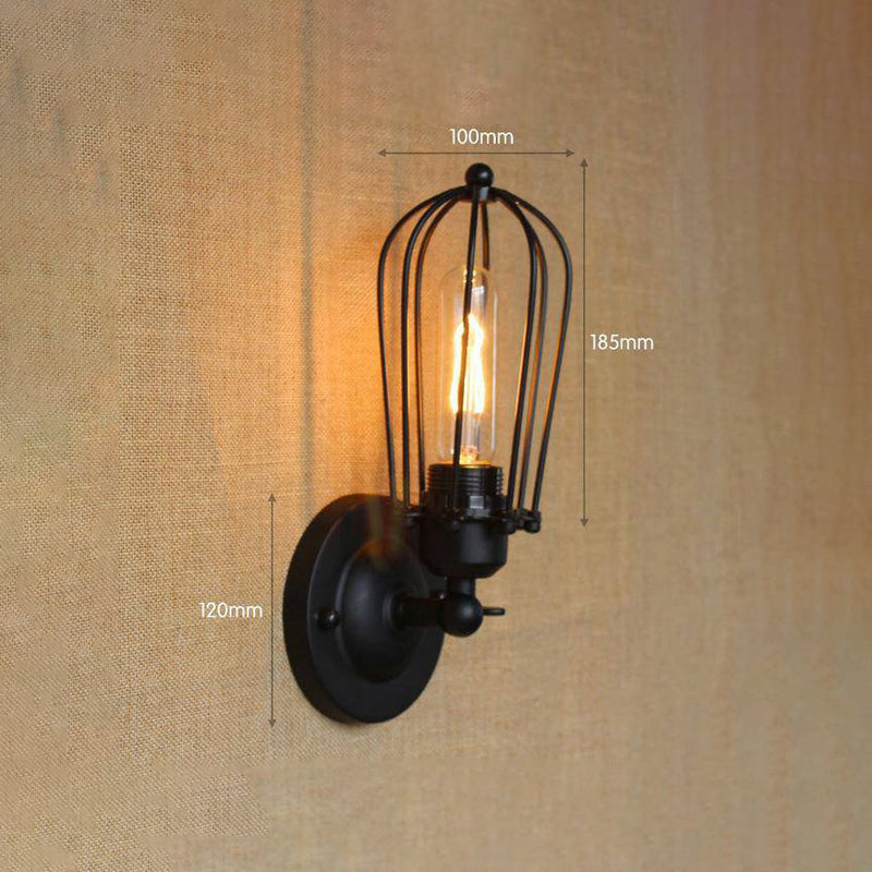 wall lamp rustic gold wall hanging Vintage