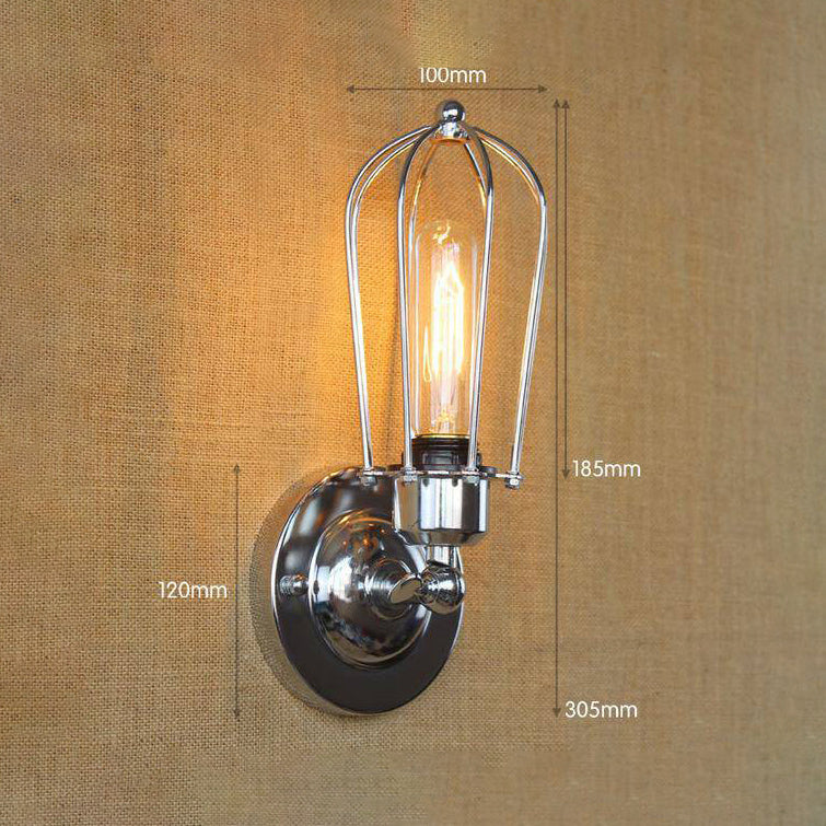 wall lamp rustic gold wall hanging Vintage