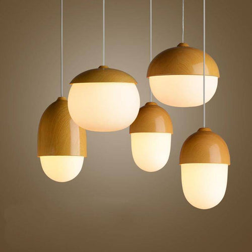 Metal design pendant light of different shape