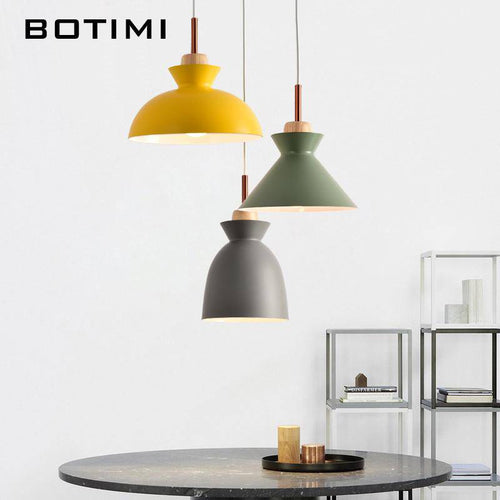 Lámpara de suspensión design modernas lámparas LED de colores