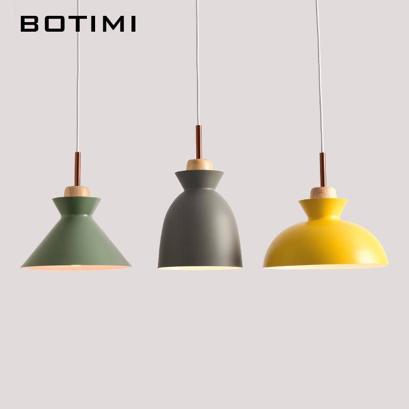 Suspension design moderne à LED de couleur Lamps