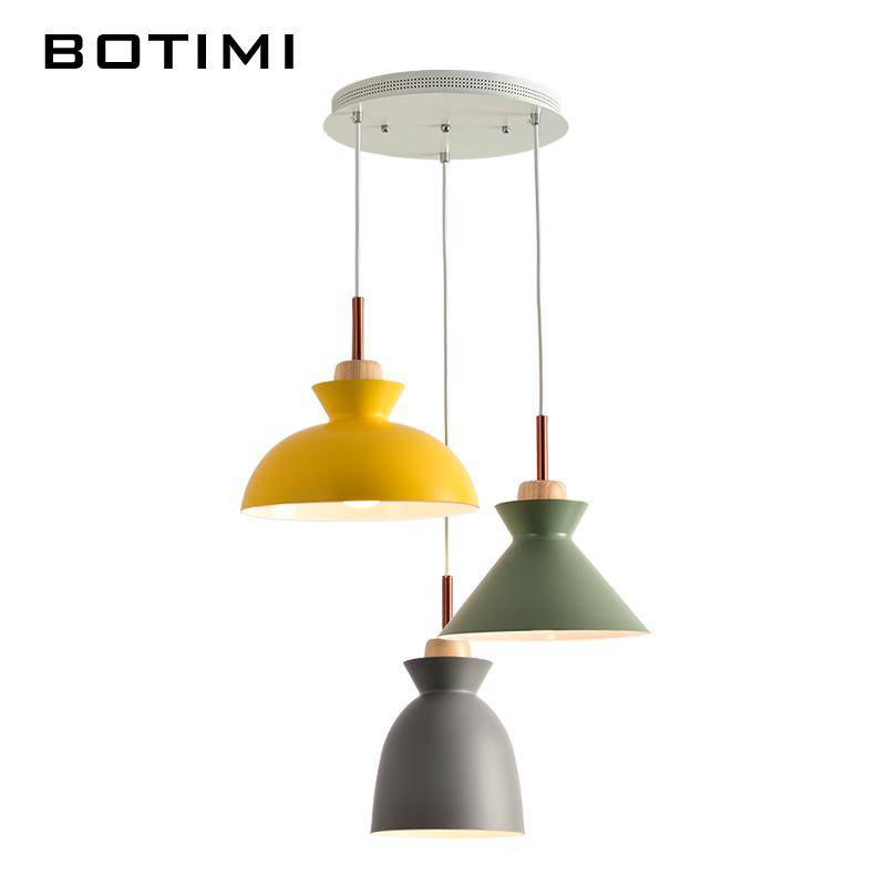 Suspension design moderne à LED de couleur Lamps