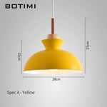 Suspension design moderne à LED de couleur Lamps