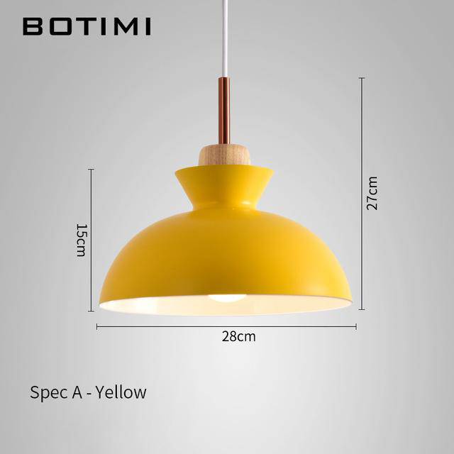 Suspension design moderne à LED de couleur Lamps