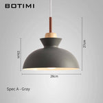 Suspension design moderne à LED de couleur Lamps