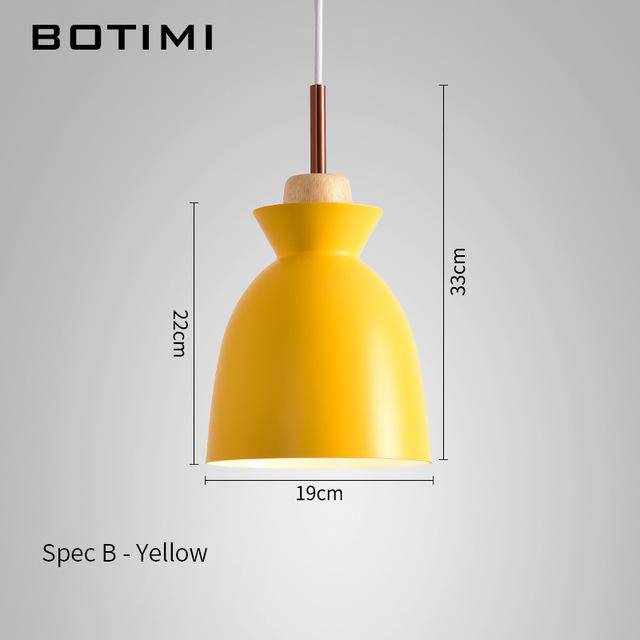 Suspension design moderne à LED de couleur Lamps