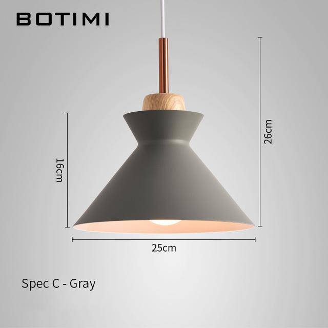 Suspension design moderne à LED de couleur Lamps